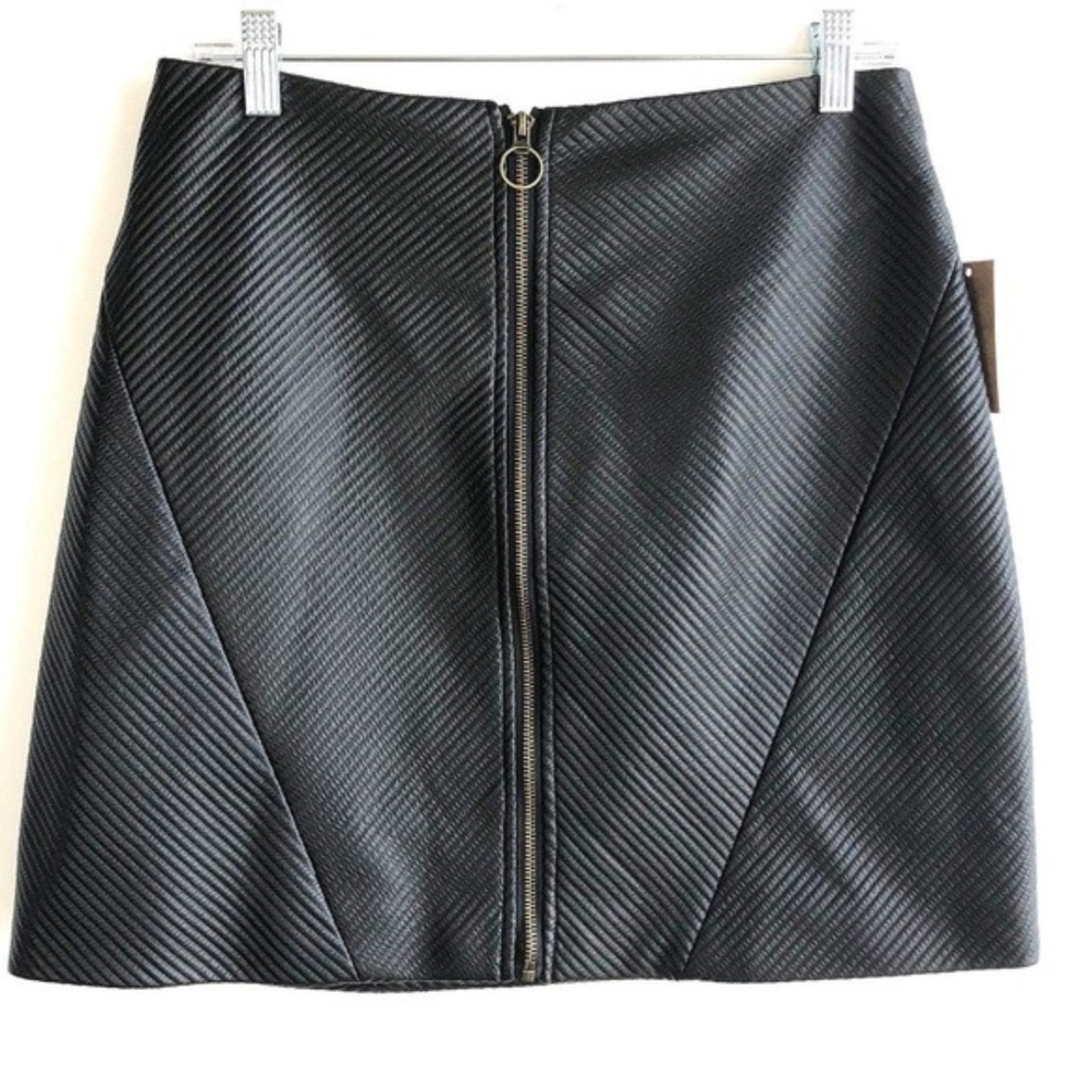 NWT Rachel Roy Faux Leather Skirt
